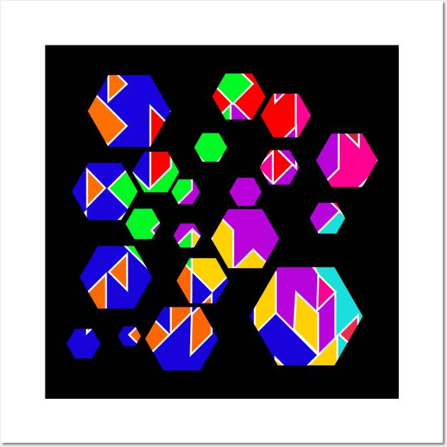 Our Colorful World No 2 Wall Art by Fun Funky Designs